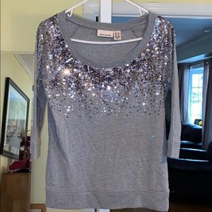 Sparkly sweater top